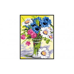 Kit canevas "bouquet...