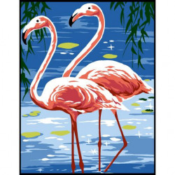 Kit canevas "les flamands...