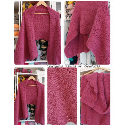 Kit de tricot "Etole ondulée"