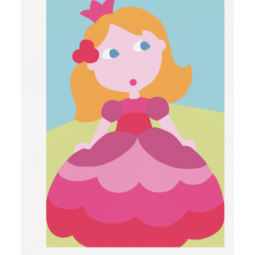 Kit de canevas "La princesse"