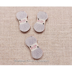 Pelote de laine bleue