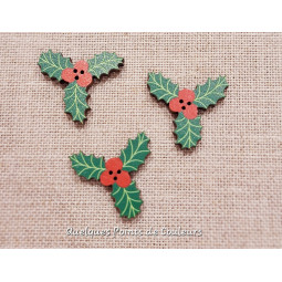 Les feuilles de houx triples