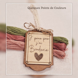 J'peux pas j'ai broderie !