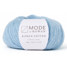 Alpaca cotton "Brume bleue"...