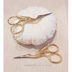 Ciseau "cigogne" doré