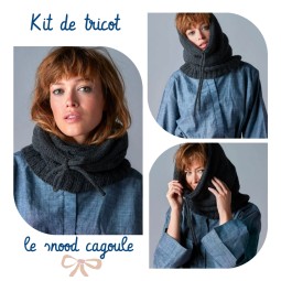 Kit de tricot, le snood...