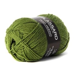 Tradi merino n° 75 vert kaki