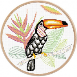 Kit de broderie LE TOUCAN