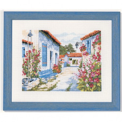 Kit de point compté "l'île...