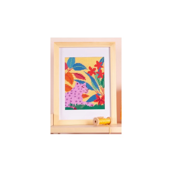 Canevas " le léopard"