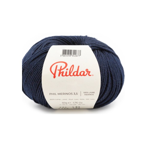 Phil Mérino 3.5 Caban (bleu...