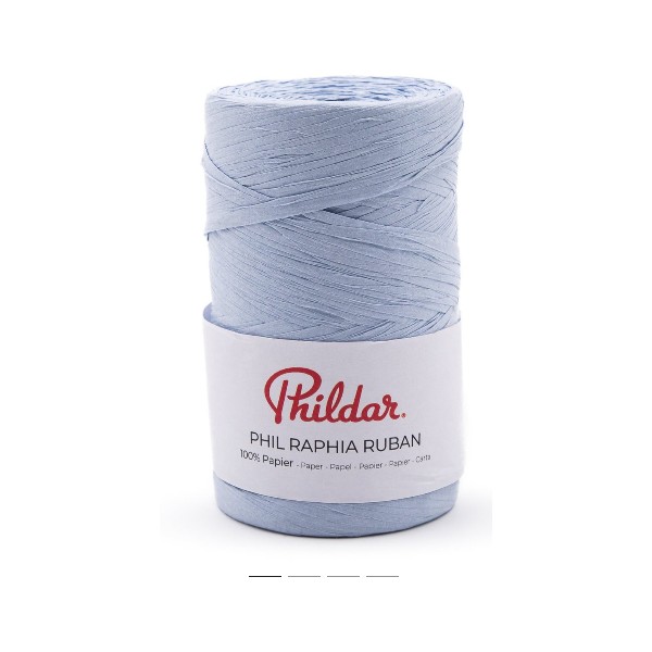 Raphia ruban Baby blue