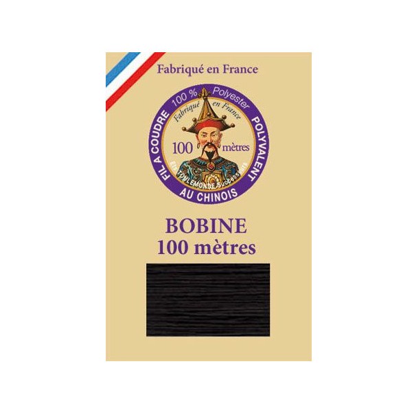 Fil polyvalent " noir" n°180