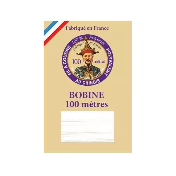 Fil polyvalent " blanc " n°100