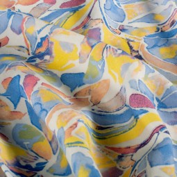 Viscose coloris Glacé bleu