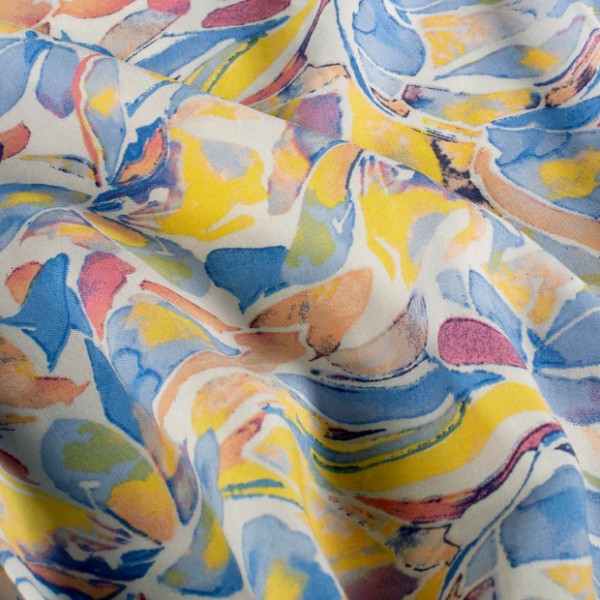 Viscose coloris Glacé bleu