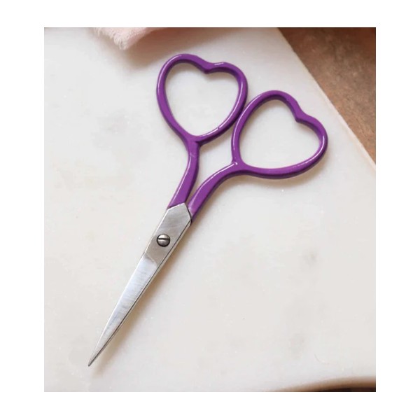 Ciseau de broderie violet vif
