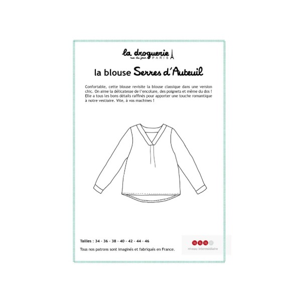 La blouse Serres d'Auteuil