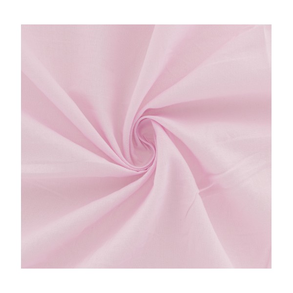 Voile de coton Rose pâle