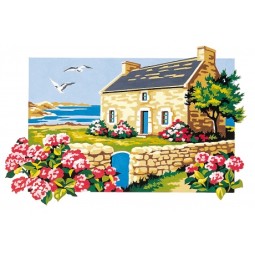 Canevas " Maison bretonne "