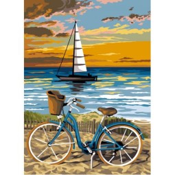 Canevas " entre sable et mer "