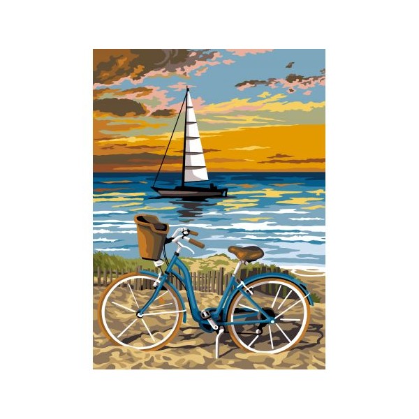 Canevas " entre sable et mer "