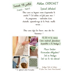 Atelier crochet spécial...