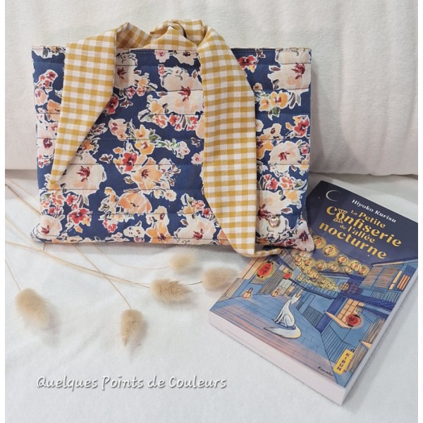 Pochette à livre - bleu...