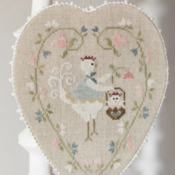 Coeur de poule blanche