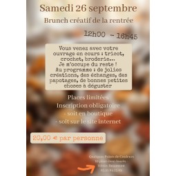 Brunch créatif de la rentrée