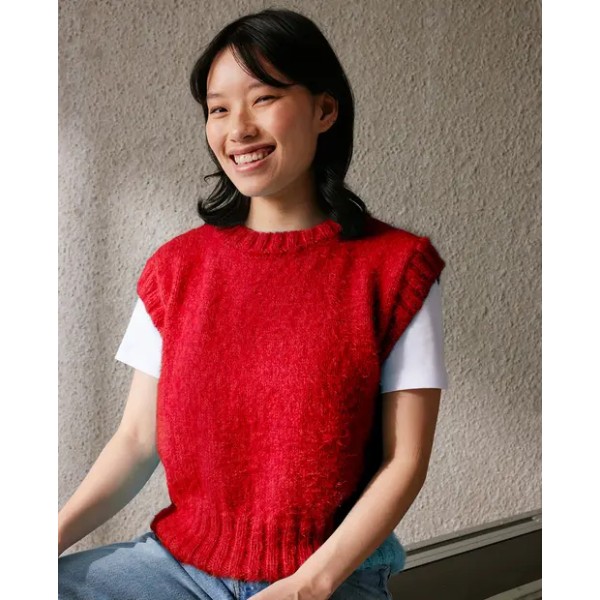 Kit de tricot pull sans manche