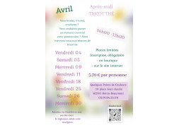 Tricot'thé du mois d'avril